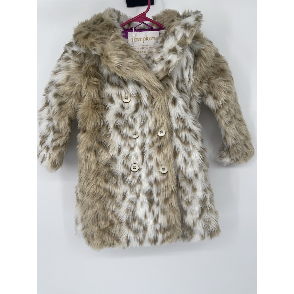 iloveplum Kamala Coat Kids Small Faux Fur Limited Edition